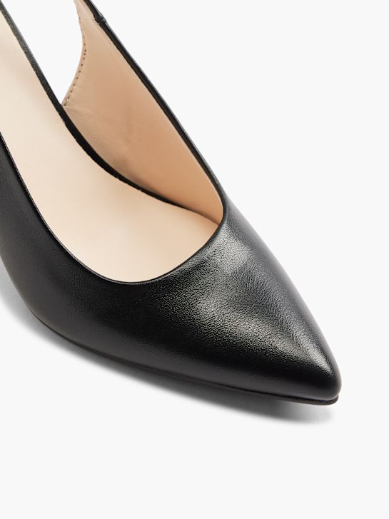 Graceland Slingback salonke Crna 7337 2