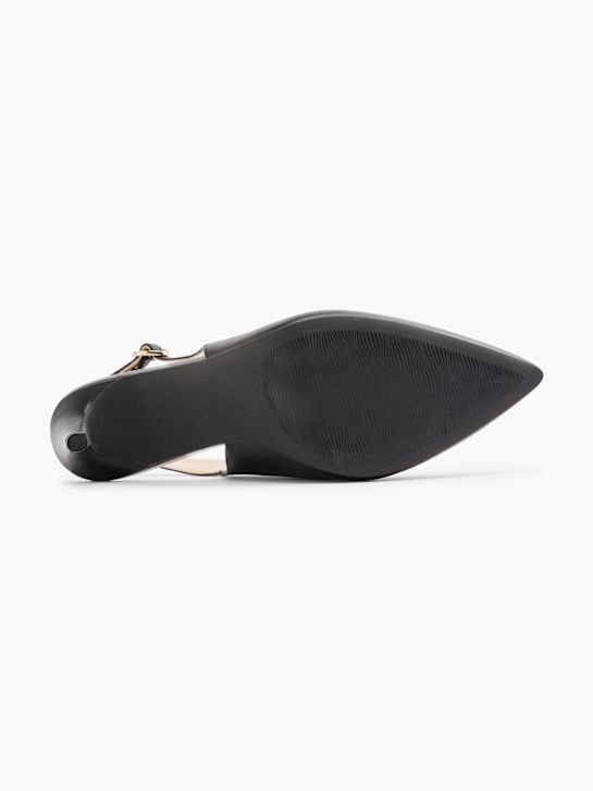 Graceland Slingpumps Schwarz 7337 4