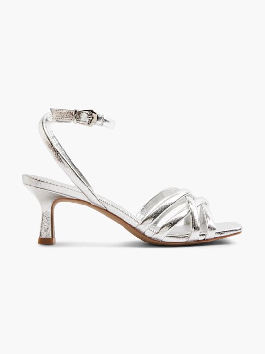 Catwalk Højhælet sandal Sølv 9049 1
