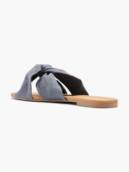 Graceland Flache Pantolette Blau 20212 3