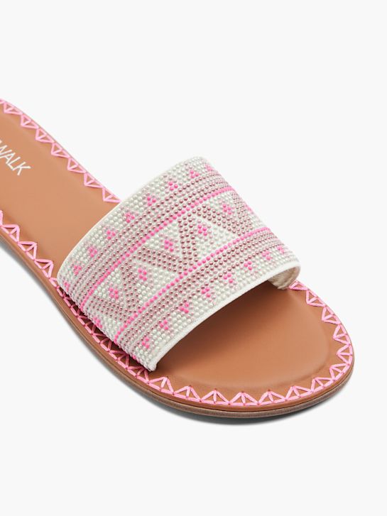 Catwalk Flache Pantolette Pink 19684 2