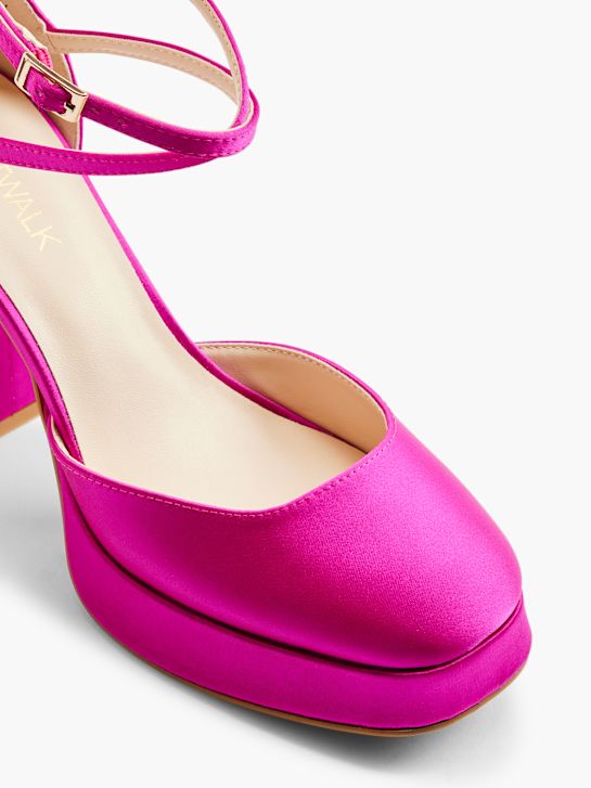 Catwalk Sapato de salto com fivela Cor-de-rosa 19706 2