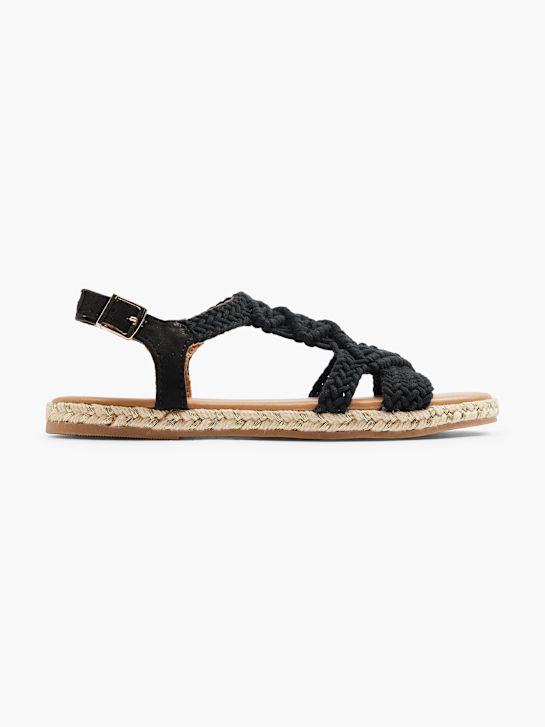 Graceland Sandale Noir 17689 1