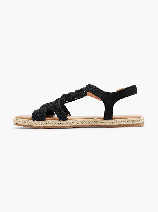 Graceland Sandale Noir 17689 2