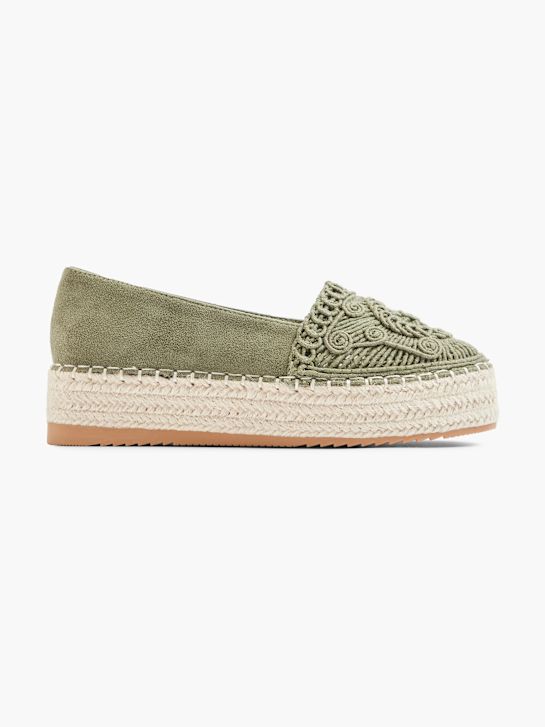 Graceland Espadrile Kaki 21376 1
