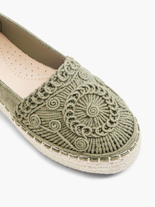 Graceland Espadrille Khaki 21376 2