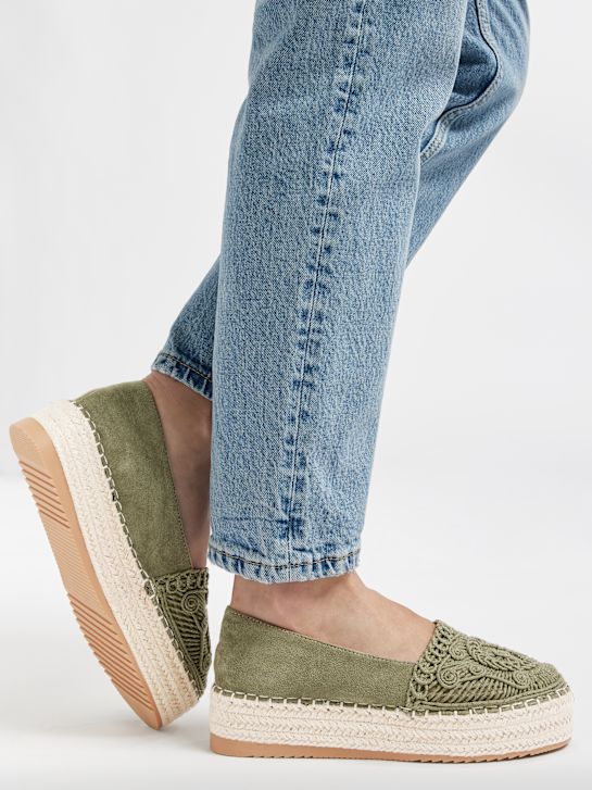 Graceland Espadril Haki 21376 5