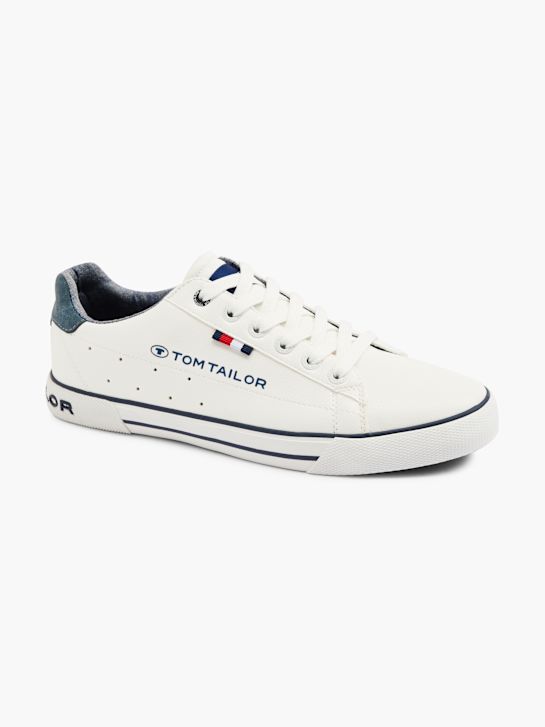 TOM TAILOR Niske cipele Bijela 5548 6
