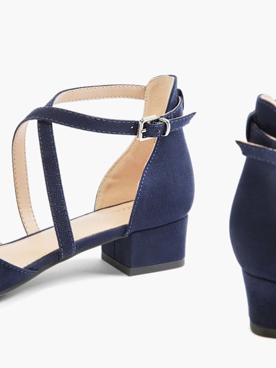 Graceland Spangenpumps Blau 8028 5