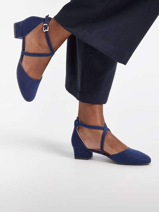Graceland Spangenpumps Blau 8028 7