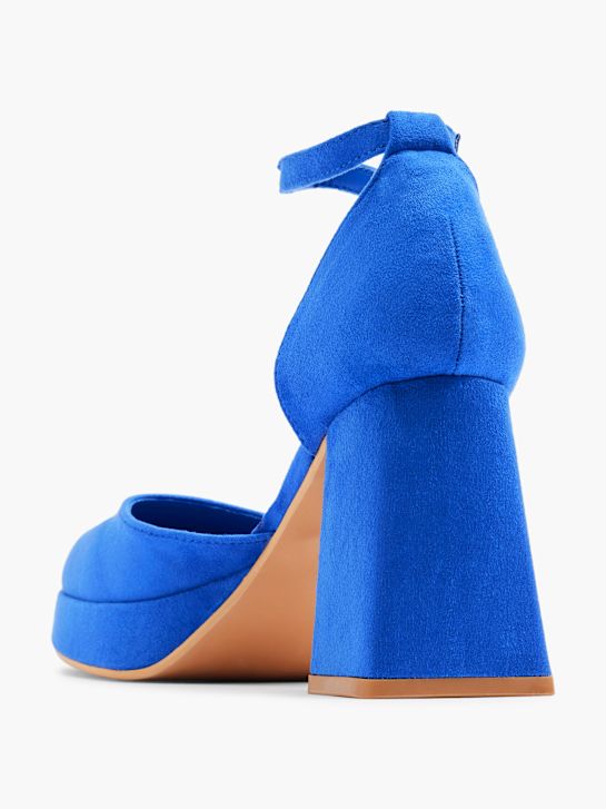 Graceland Spangenpumps Blau 3744 3