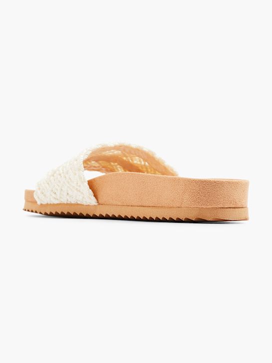Graceland Footbed sandal Beige 5564 3
