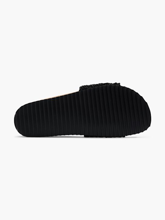 Graceland Chinelo com palmilha alta Preto 4670 4
