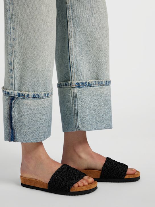 Graceland Chinelo com palmilha alta Preto 4670 5