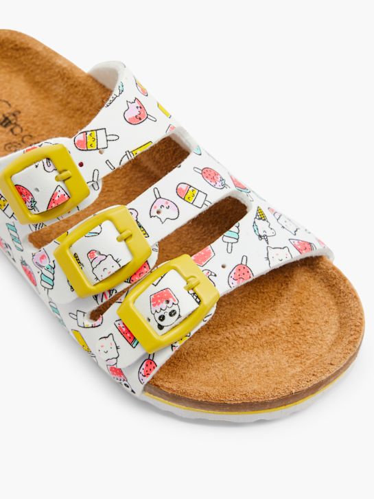 Cupcake Couture Papuci deschiși de casă Alb 7404 2