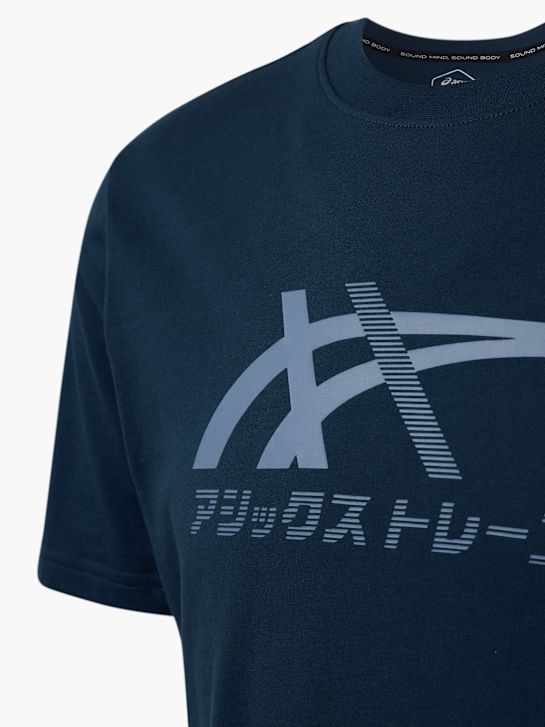 ASICS T-Shirt Niebieski 1165 3