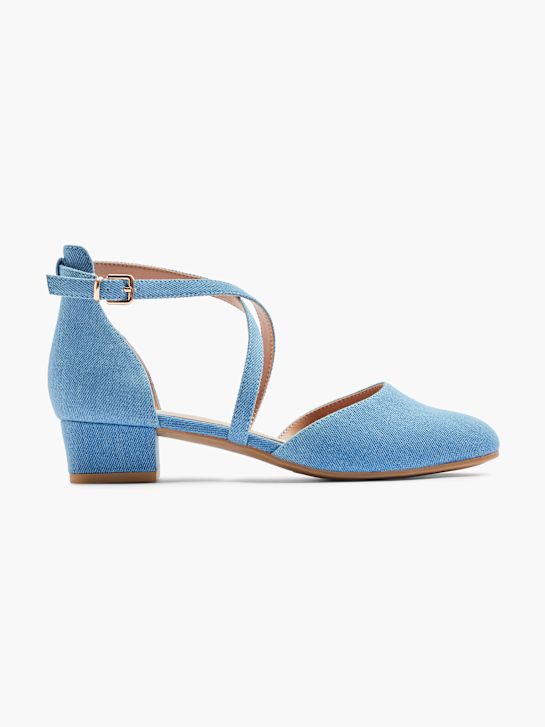 Graceland Sapato de salto com fivela Azul 5579 1