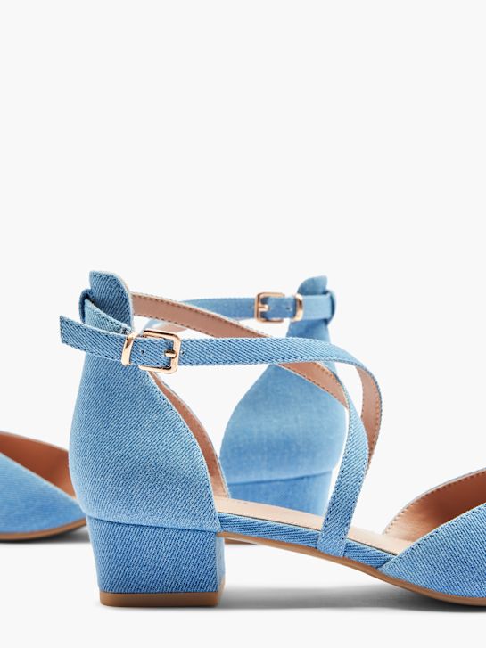 Graceland Sapato de salto com fivela Azul 5579 5