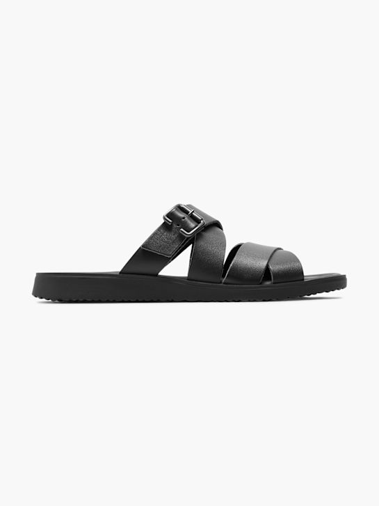 AM SHOE Šľapky Čierna 2857 1
