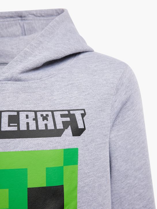 Minecraft Sweat à capuche Gris 28206 3
