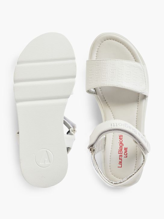 Laura Biagiotti Love Sandalo Bianco 24056 3