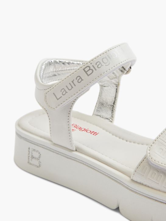Laura Biagiotti Love Sandalo Bianco 24056 5