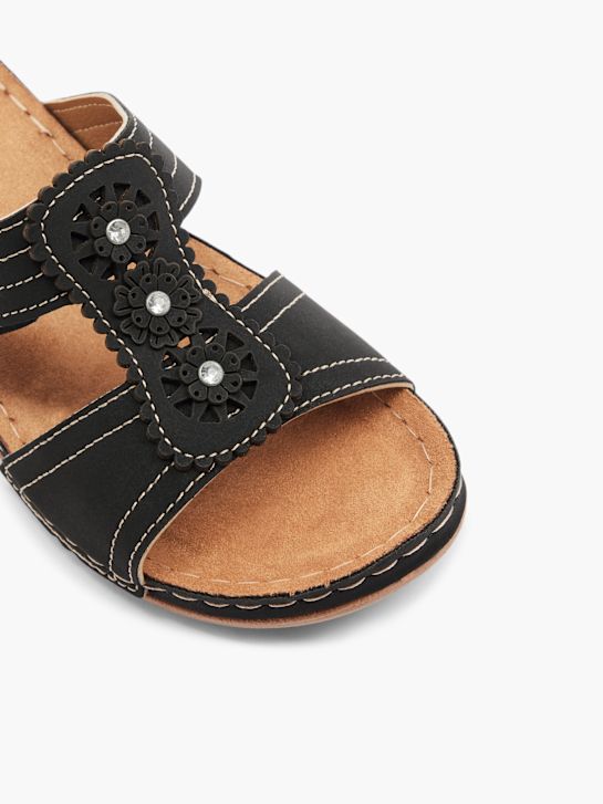 Easy Street Scarpa da casa aperta Nero 6504 2