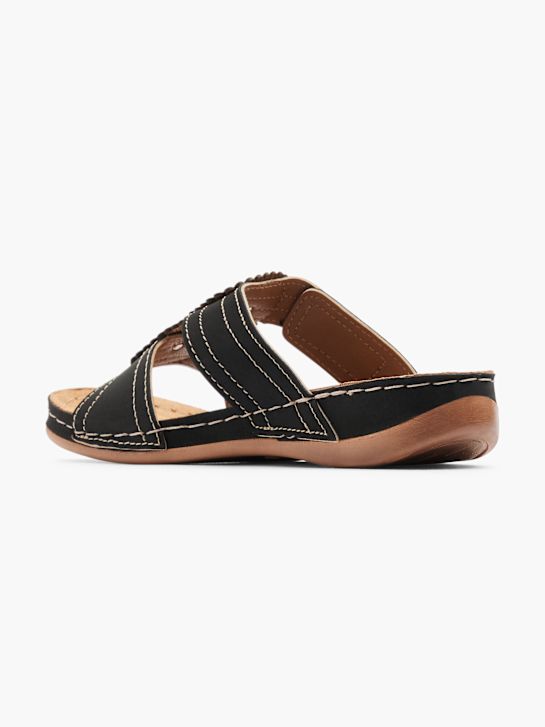 Easy Street Scarpa da casa aperta Nero 6504 3