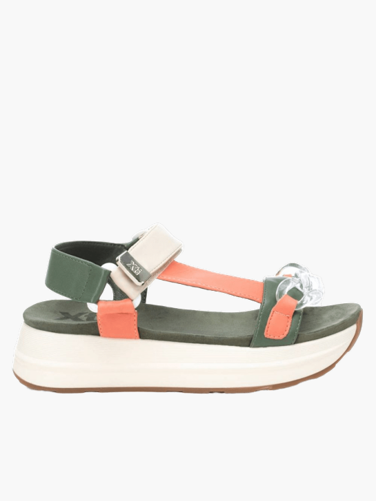 Xti Sandalias de tacón Caqui 20735 2