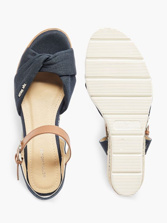 TOM TAILOR Sandale Tamno plava 15912 3
