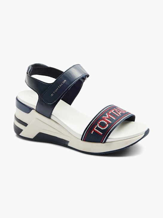 TOM TAILOR Højhælet sandal Mørkeblå 1184 6