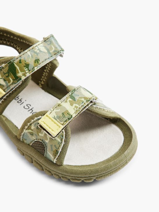 Bobbi-Shoes Sandały Khaki 5609 2