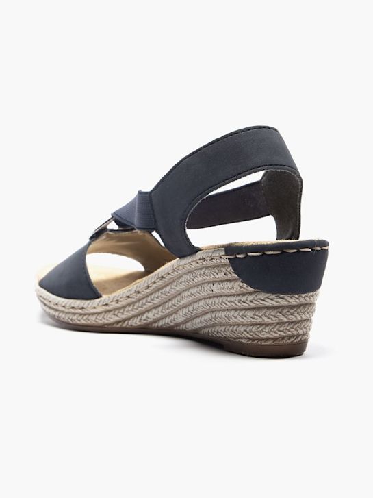 Rieker Heeled sandal Blue 89011 3
