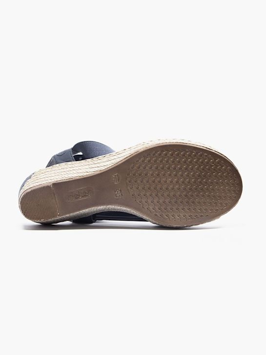 Rieker Heeled sandal Blue 89011 4