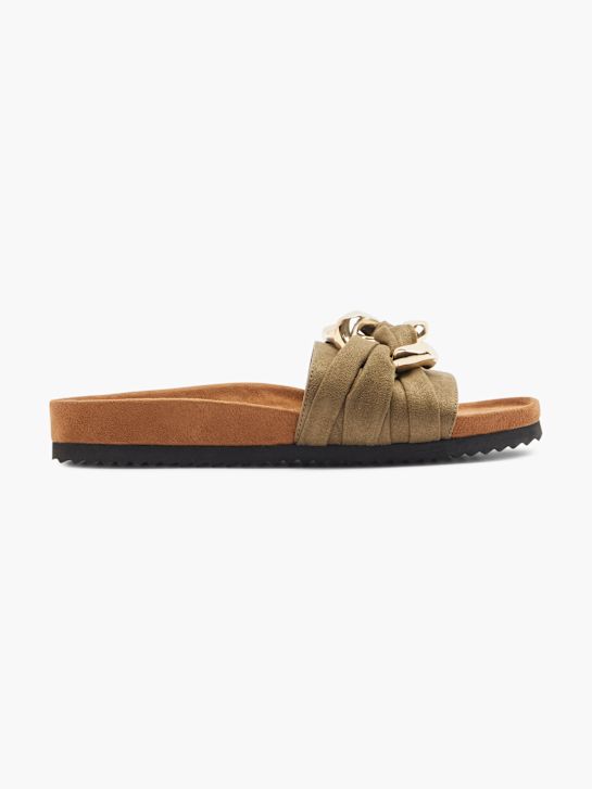 Graceland Slip-in sandal Khaki 13061 1