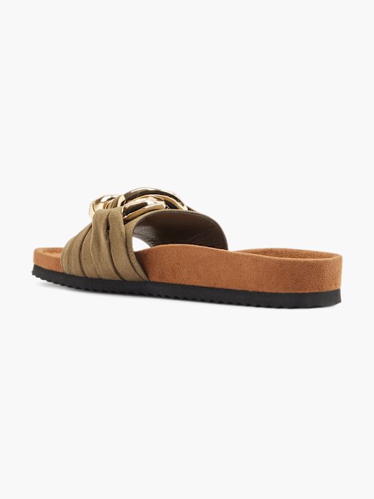 Graceland Slip-in sandal Khaki 13061 3