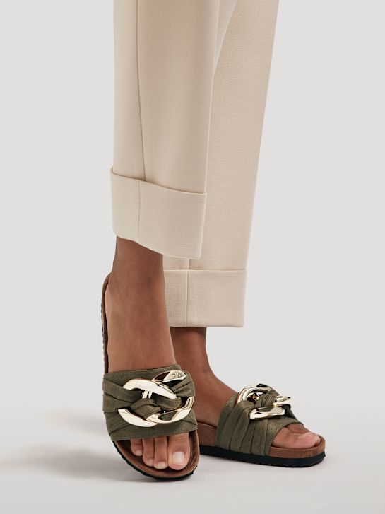 Graceland Slip-in sandal Khaki 13061 5