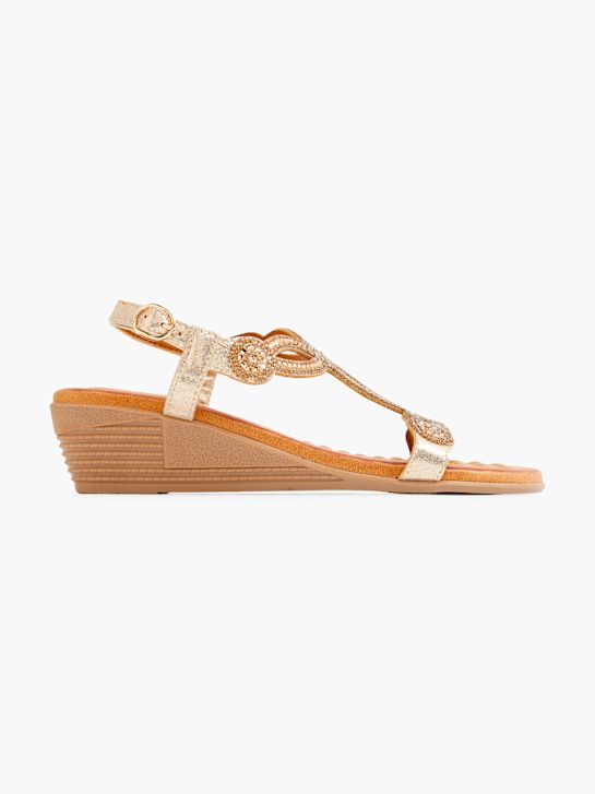 Graceland Sandalias Oro 11659 1