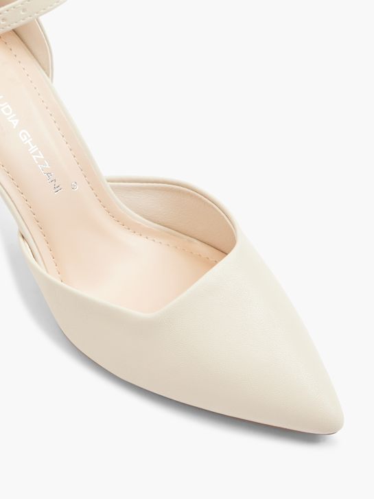 Claudia Ghizzani Spangenpumps Creme 1206 2