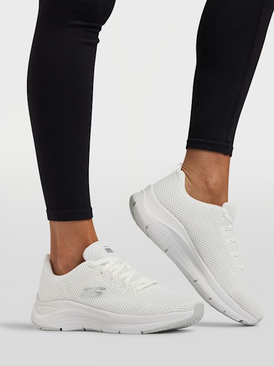 Glitter Trainers White Skechers Womens Uk Skechers ARCH COMFORT