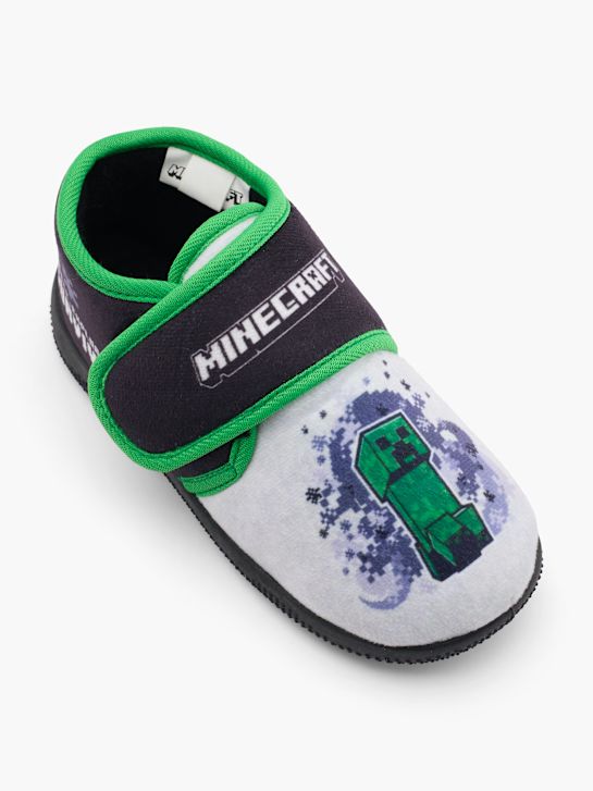 Minecraft Šlepetės uždaru kulnu Žalia 47966 2