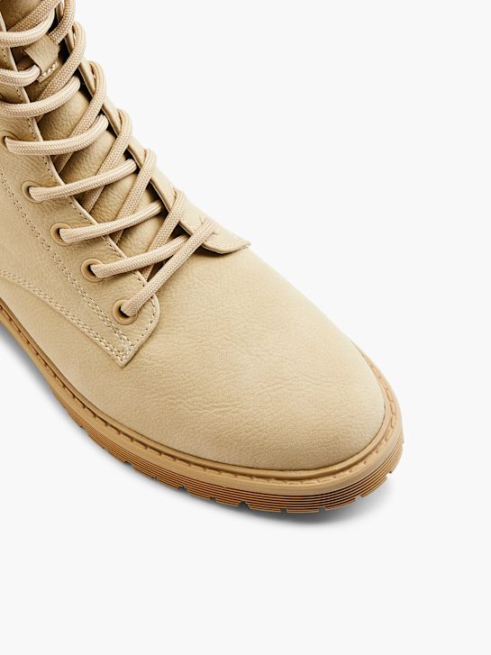 Graceland Botins com cordões Beige 2948 2