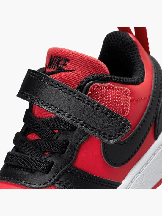 Nike COURT BOROUGH LOW RECRAFT Trainer Red DEICHMANN - Main Image