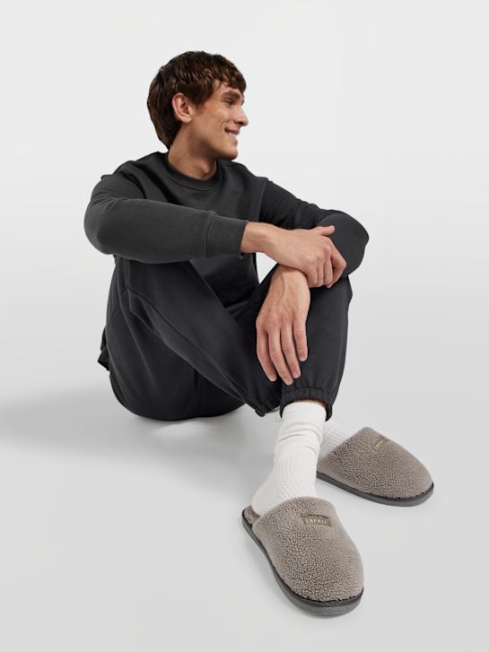 ESPRIT Atviros šlepetės Pilkai ruda 5713 5