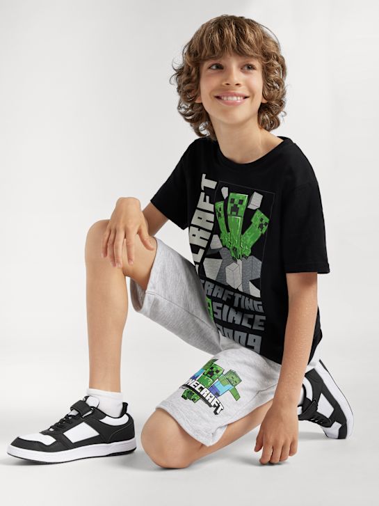Minecraft Shorts Grau 8317 8