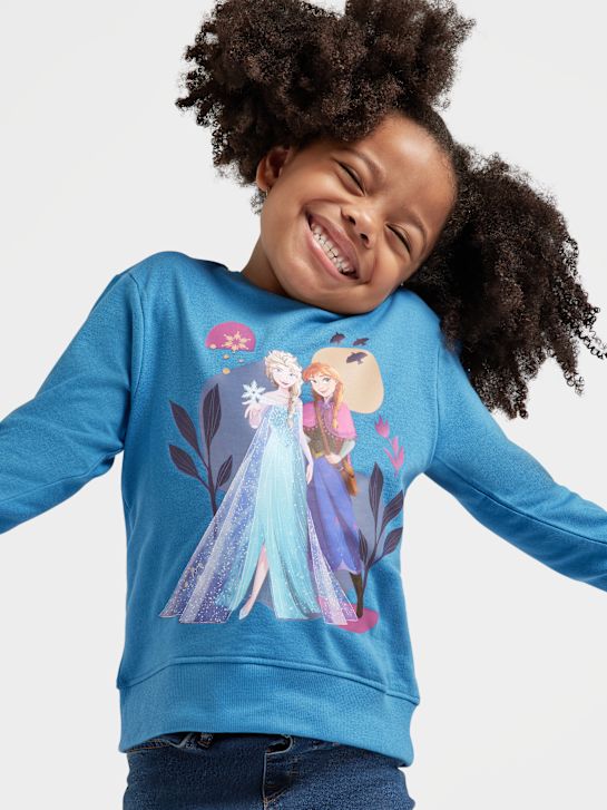 Disney Frozen Sweatshirt Blau 1311 7