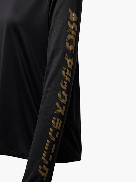 ASICS Bluzka z długim rękawem Czarny 5728 3