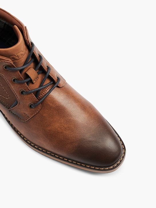 AM SHOE Schnürstiefelette Braun 7572 2