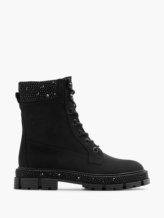 Catwalk Bottes à lacets Noir 2113 1
