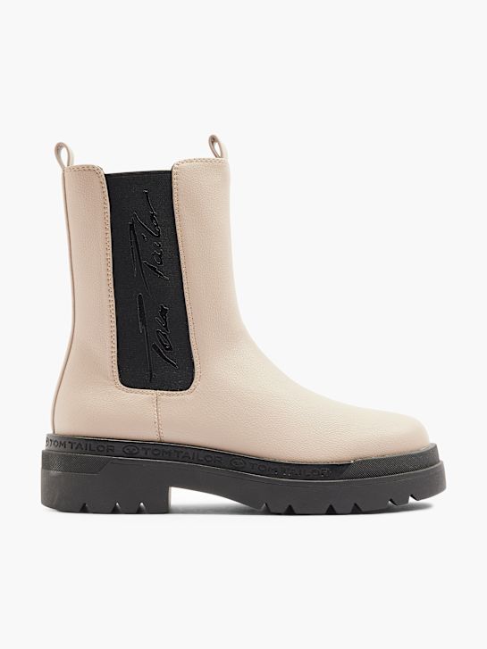TOM TAILOR Chelsea Boot Taupe 9547 1